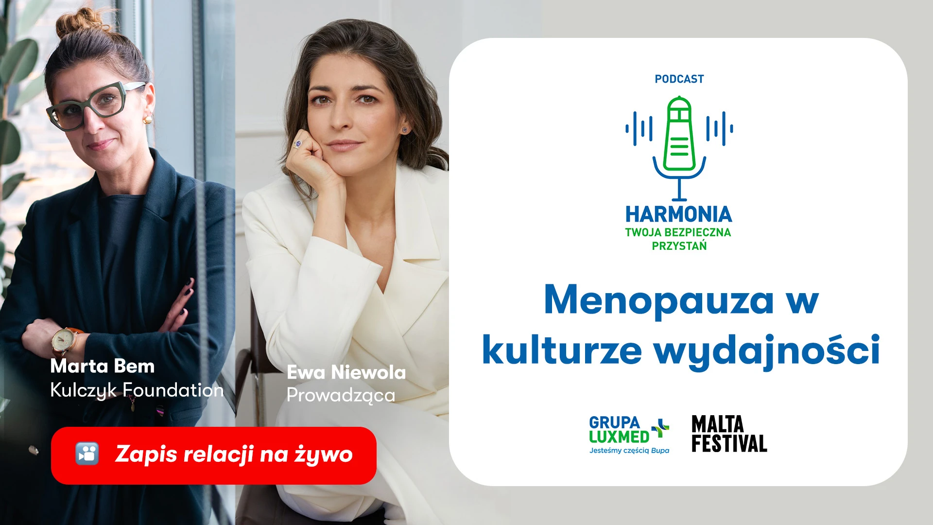 Zdjęcie prowadzącej i gościni