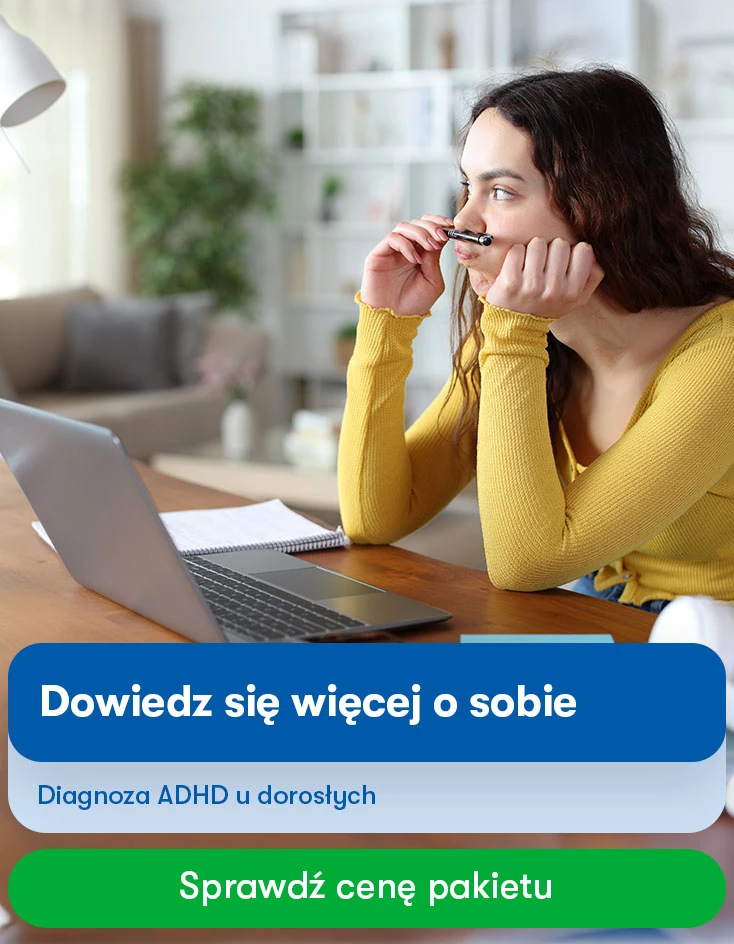 Przejdź do zakupu: Pakiet diagnoza psychologiczno-psychiatryczna w kierunku ADHD - dorośli w LUX MED