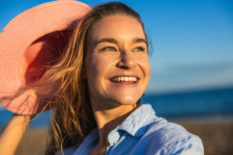 kobieta pełna witalności