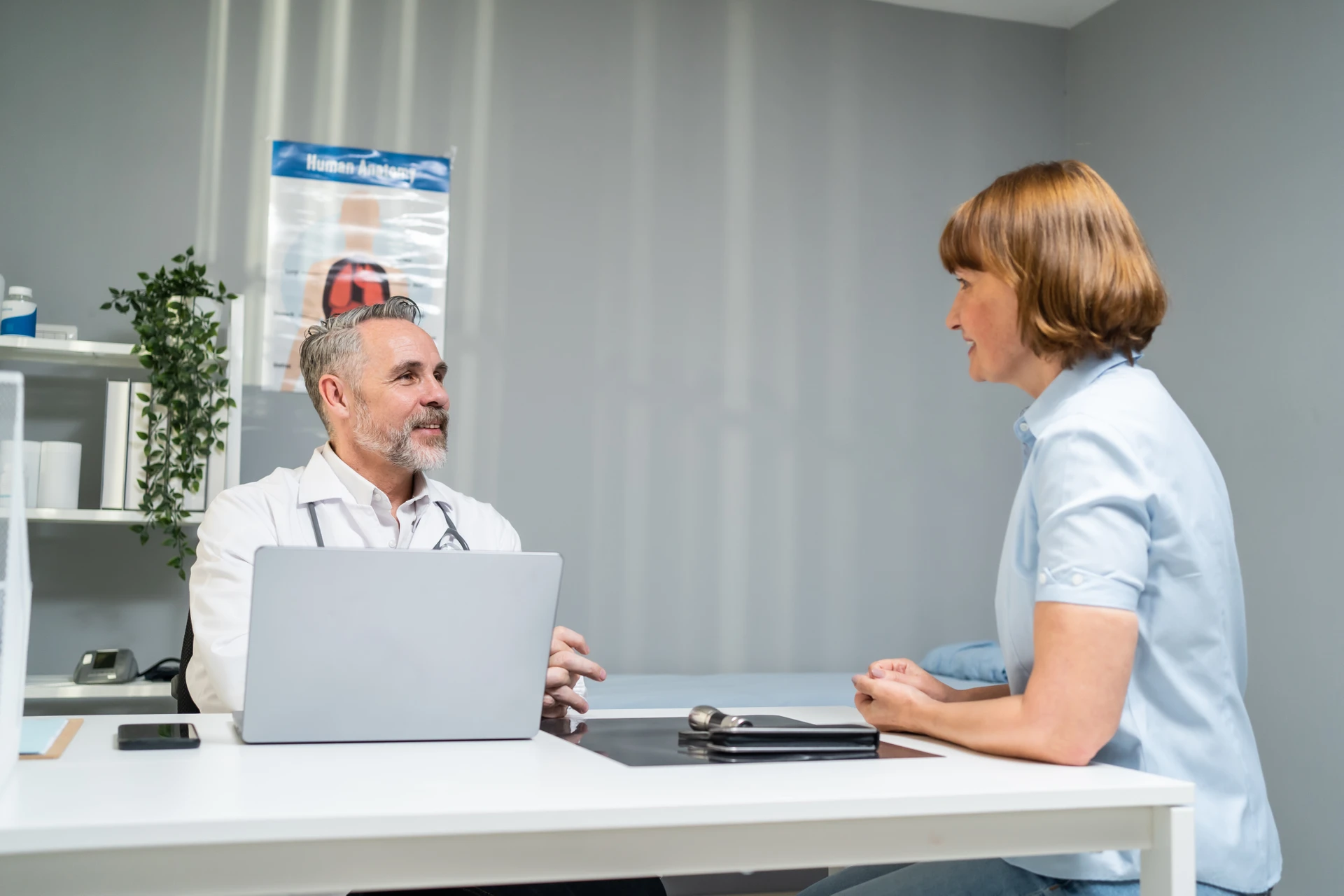 Konsultacja u internisty starszej pacjentki