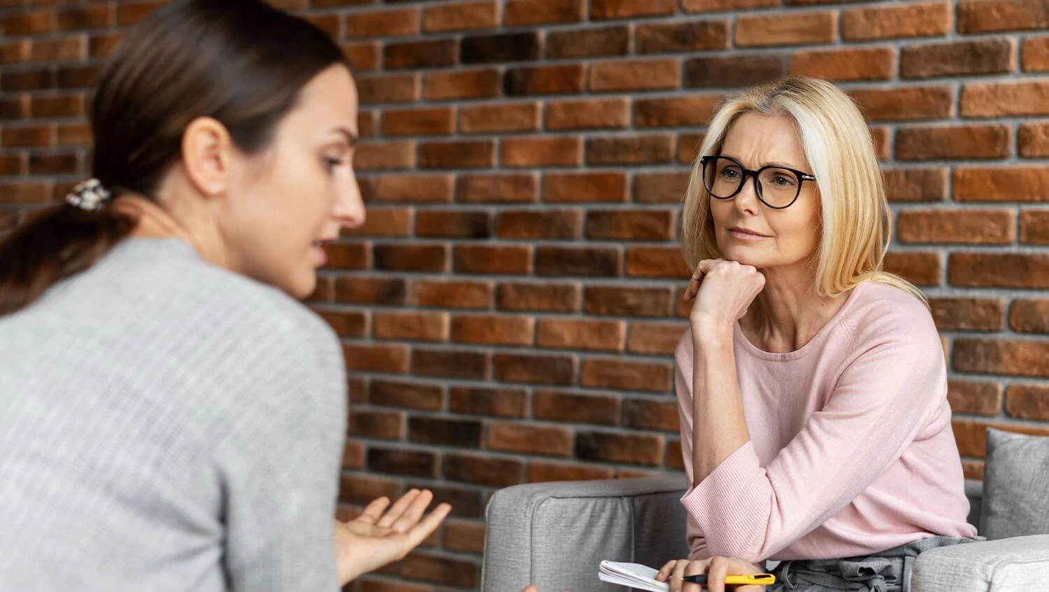 Kobieta na wizycie u psychologa