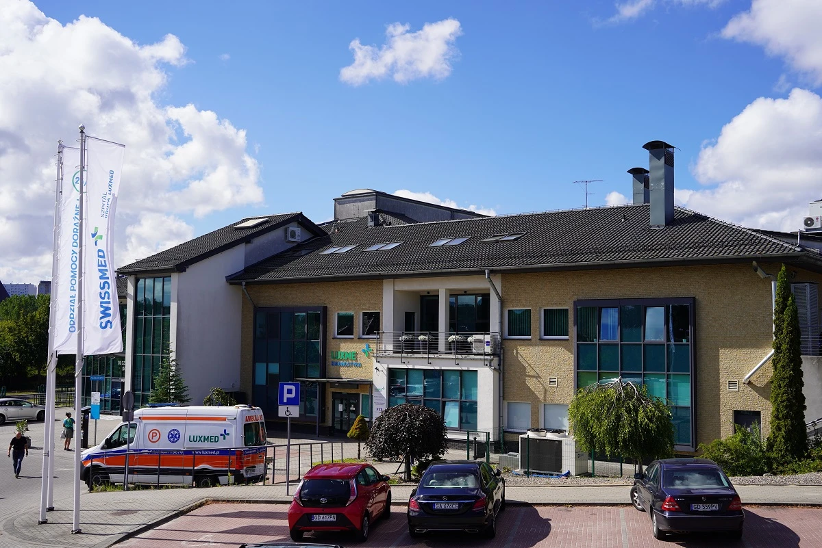 Szpital Swissmed ul. Wileńska 44, Gdańsk - budynek szpitala